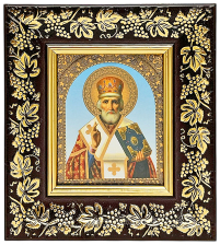 МИКОЛАЙ ЧУДОТВОРЕЦЬ  ↕24,5/21,5см   Літографія