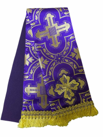 ЗАКЛАДКА для ЄВАНГЕЛІЄ Фіолетове-золото 12/5/140см Парча 