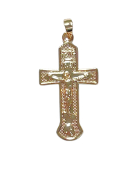 Крестик НАТЕЛЬНЫЙ    ↕4 ↔1.8 см   Медицынский сплав