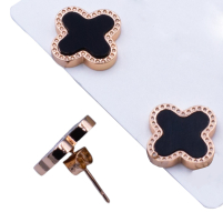 СЕРЕЖКИ Медичний сплав "Конюшина" Гвіздки