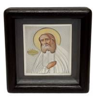 СЕРАФИМ САРОВСЬКИЙ   ↕20см ↔18см  Холст Гальваніка
