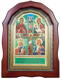 ЧЕТЫРЁХЧАСТНАЯ  ↕27см ↔20см Литография 