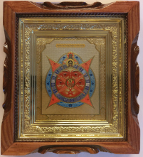 ВСЕВИДЯЧЕ ОКО  ↕19см ↔17см Дерево Літографія №23