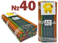 1кгСвечи ВОСКОВЫЕ Цветные №40К   Количество-100шт