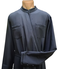 Подрясник греческий   Черный 56р  Костюмная ткань  Вышивка