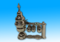 КАЦЕЯ   в18см/д20см  Нікель Латунь Греція 