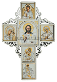 ХРЕСТ настінний ↕55см ↔36см ДВП Літографія 