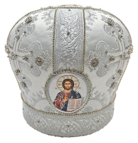 МИТРА   Біла   Розмір 58   Парча  