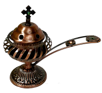 КАДИЛЬНИЦЯ   ↕15см Ø9см   Метал Китай