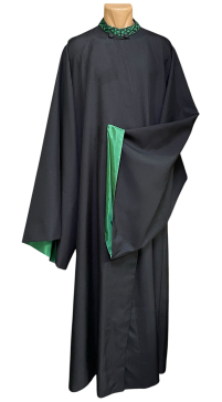 РЯСА черная 52р Мокрый шелк Атлас  Вышивка Листок Украинский орнамент