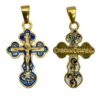 Крестик НАТЕЛЬНЫЙ   ↕2см ↔1.2см  Металический  