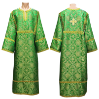 СТИХАРЬ   Зеленый   р58/д150см   Парча   