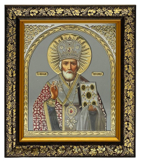 МИКОЛАЙ ЧУДОТВОРЕЦЬ   ↕22,5см ↔19,5см  Літографія