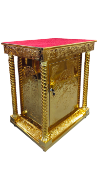 ЖЕРТОВНИК  ↕100см ↔83cм ↕63см  метал/чеканка  