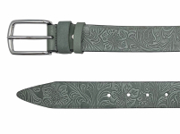 РЕМІНЬ ЖІНОЧИЙ   д124/ш3,5см   Шкіра Тиснення   90Псалом   М-ва.Богородиці   Арх. Михайлу