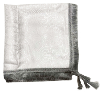 СКАТЕРТИНА   Біла   р1,20/1,20 м   Парча