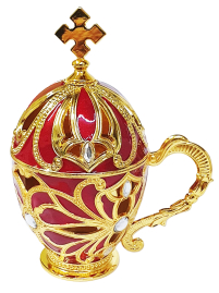 КАДИЛЬНИЦЯ   ↕15см Ø8см   Латунь Емаль Китай 