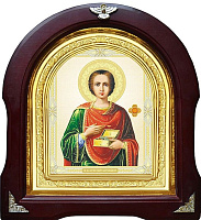 Мужские. Именные. Иконы ПОД СТЕКЛОМ Арочная рамка