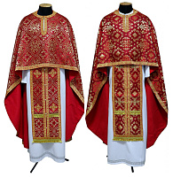 Облачення грецький крій  ЧЕРВОНІ