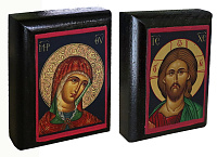 ПАРИ МІНІАТЮРНІ. Ікони Вседержитель/Богородица  