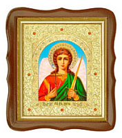 Ікони під СКЛОМ Фігурна рамка