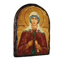 Женские.  Иконы на ДЕРЕВЕ, Арочные, Большие, Под старину