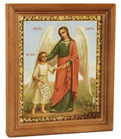 Янголи Ікони ПІД СКЛОМ Пряма рамка 